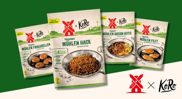 Rügenwalder Mühle und Koro launchen Fleischalternativen-Mix - Koro und Rügenwalder Mühle verkaufen ab sofort ihre Trockenmischungen für Fleischalternativen - Quelle: Koro / Rügenwalder Mühle